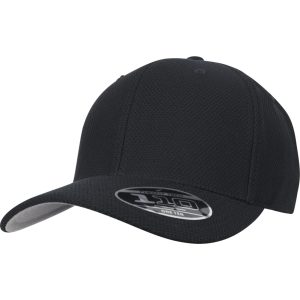 FlexfitBlackHybridCap
