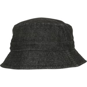 YP Classics® Denim Bucket Hat Black/Grey One Size
