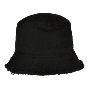 YP CLASSICS® Open Edge Frayed Bucket Hat One Size Black 5003OE