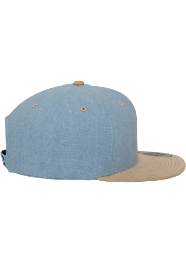 YPClassics®CHChambray SuedeSnapback Blue/Beige Side