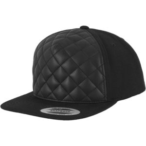 Yupoong Classics Diamond Quilted Black Snapback