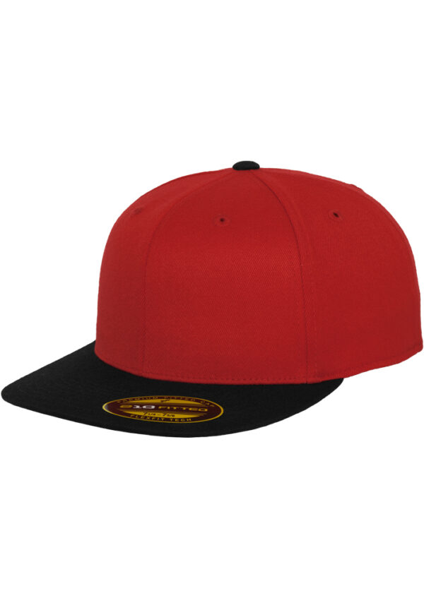 Yupoong Flexfit Mens /Womens  210 Fitted Flat Peak  /Baseball Cap / Brown Shop Yupoong Flexfit Unisex Premium 210 Fitted Flat Peak Cap  main image 4
