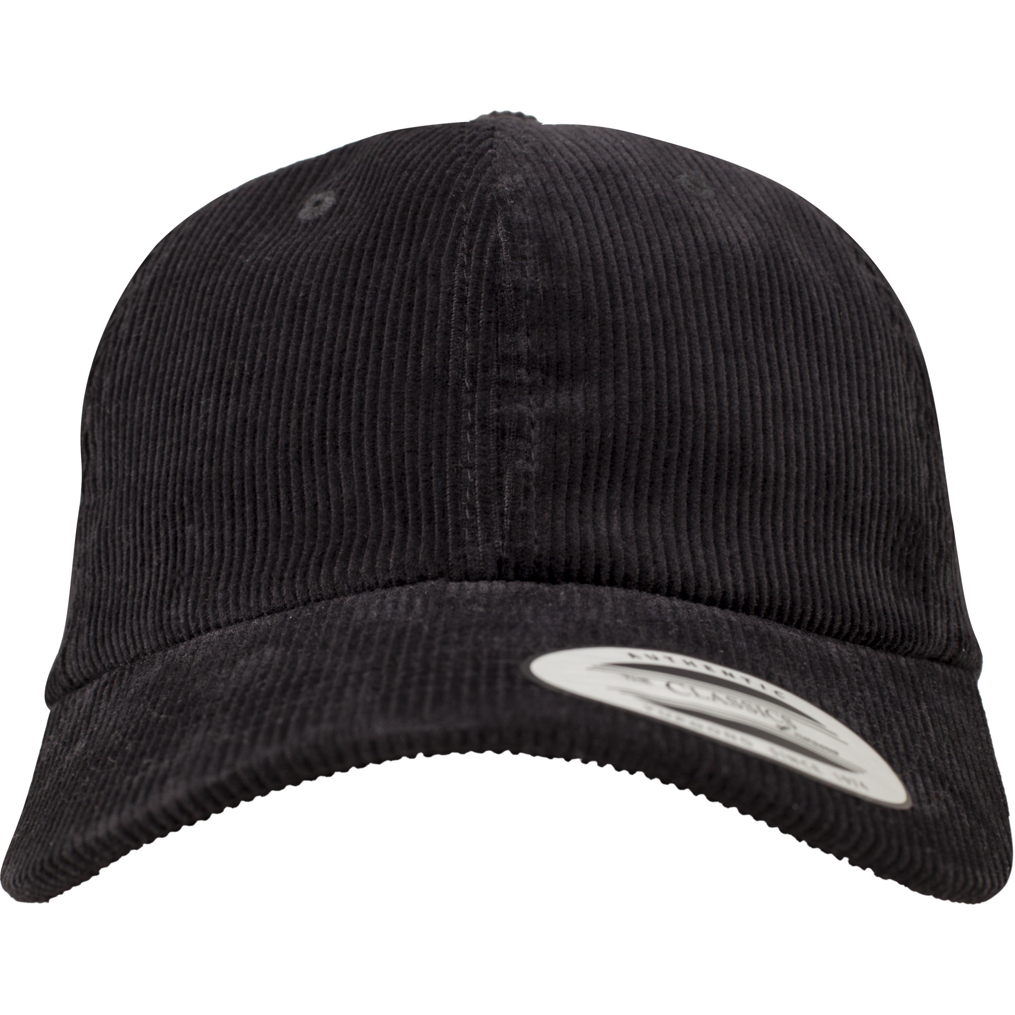 Yupoong ® Adjustables Low Profile Corduroy Dad Cap - Black