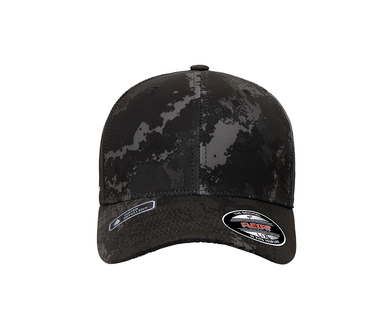 Casquette Flexfit ® Veil Camo™ - Poseidon Black
