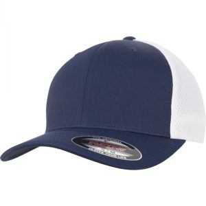 Flexfit® Ultrafibre Airmesh Tone Cap Navy Wit S/ML/XL