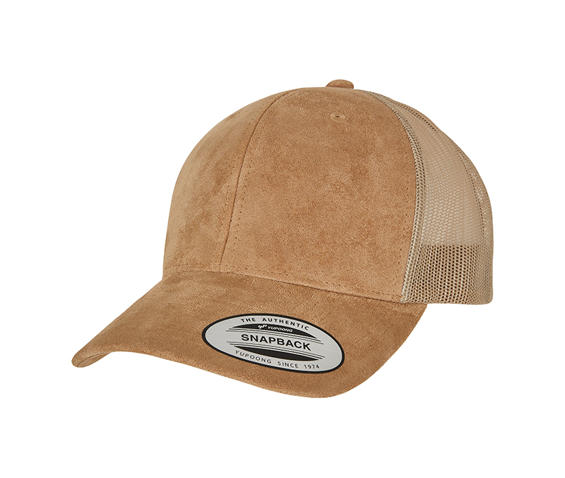 Kšiltovka YP CLASSICS® z semišové kůže – khaki
