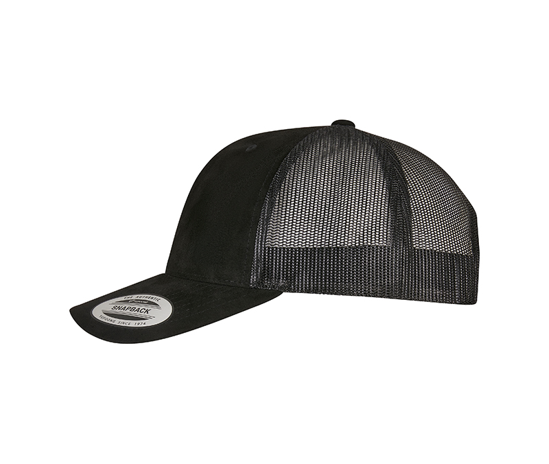 Kšiltovka YP CLASSICS® z semišové kůže – černá