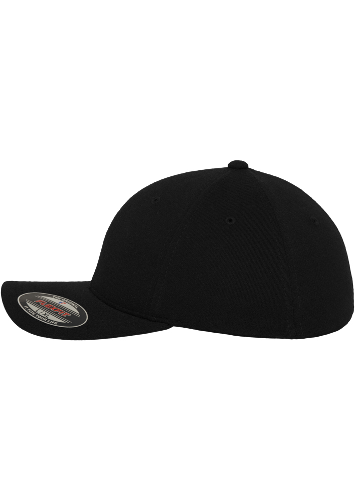 Flexfit®DoubleJerseyCap Black
