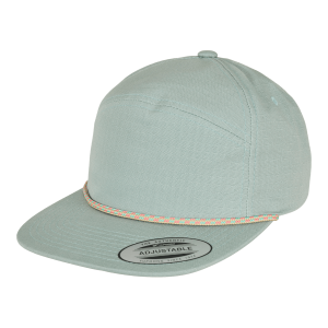 Yupoong® Adjustable Color Braid Jockey Cap One Size Blueish Green 7005CB