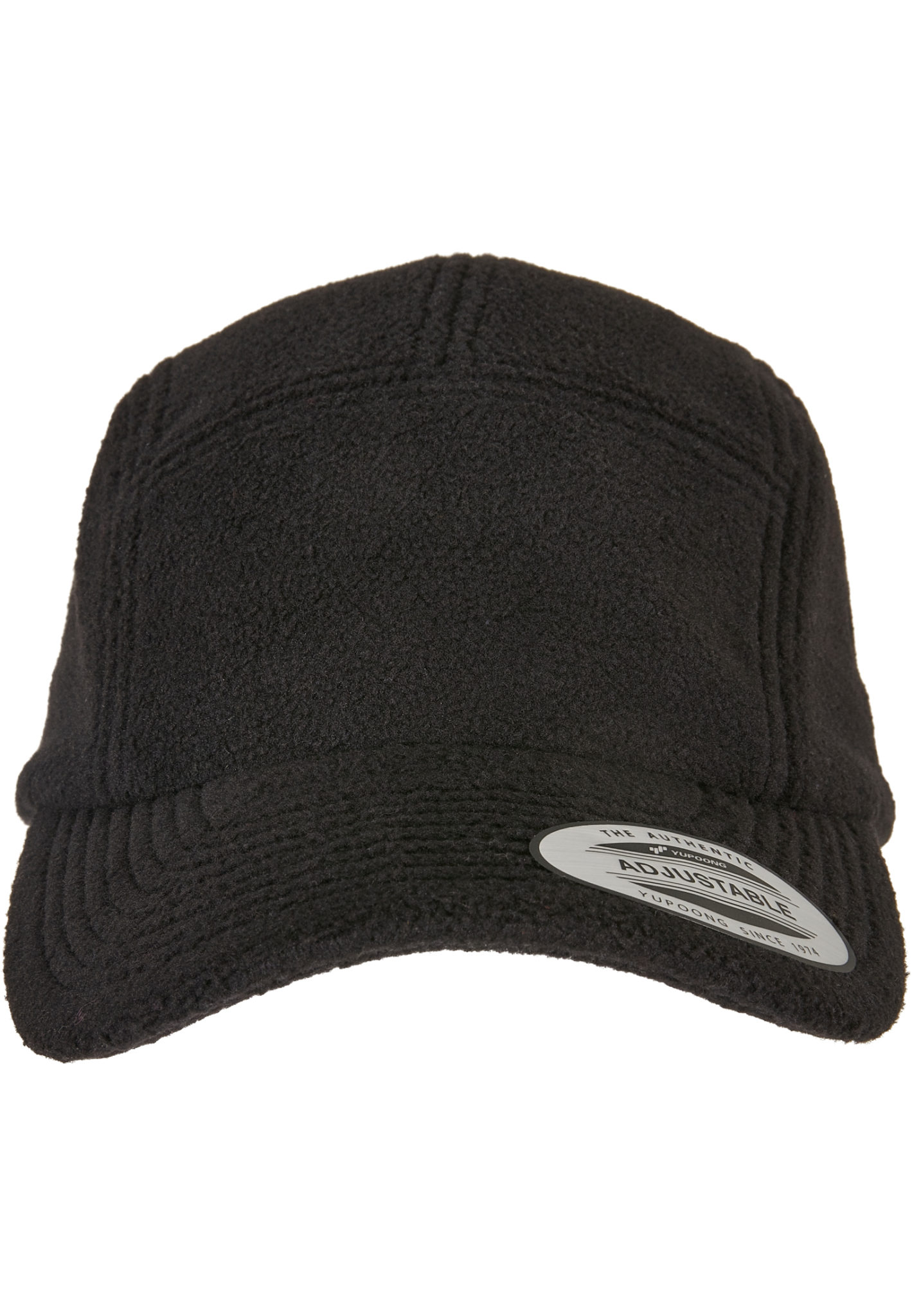 Polar Fleece Jockey Mütze - Schwarz