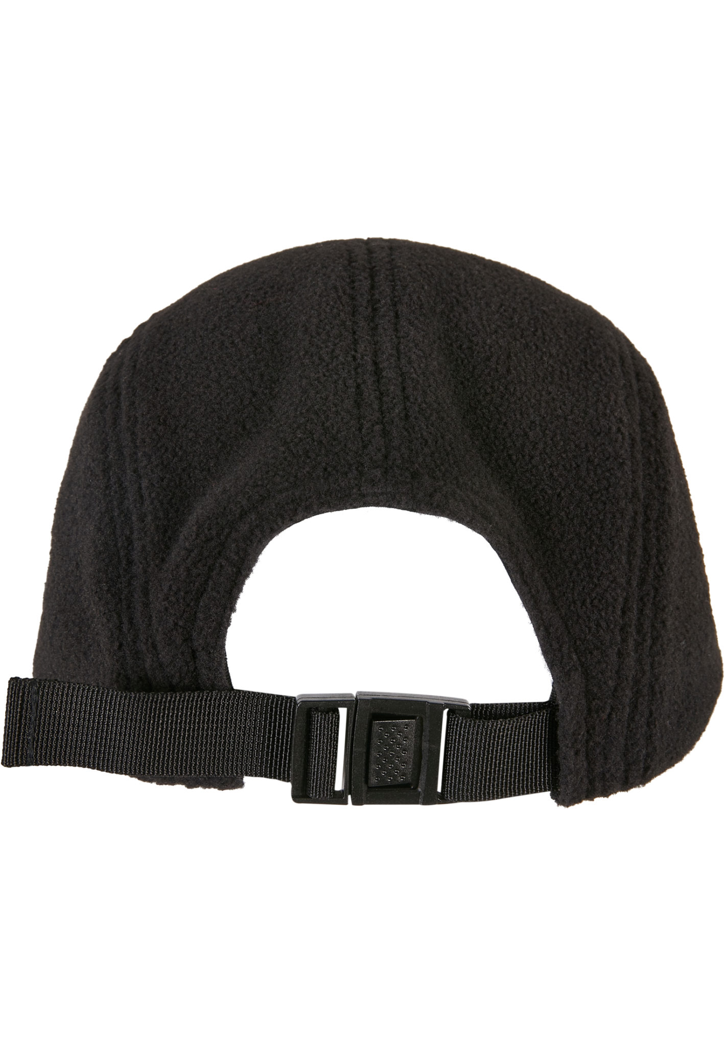 Polar Fleece Jockey Mütze - Schwarz