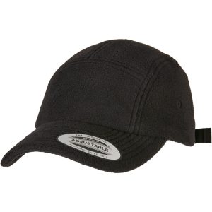 Polar Fleece Jockey Cap - Black