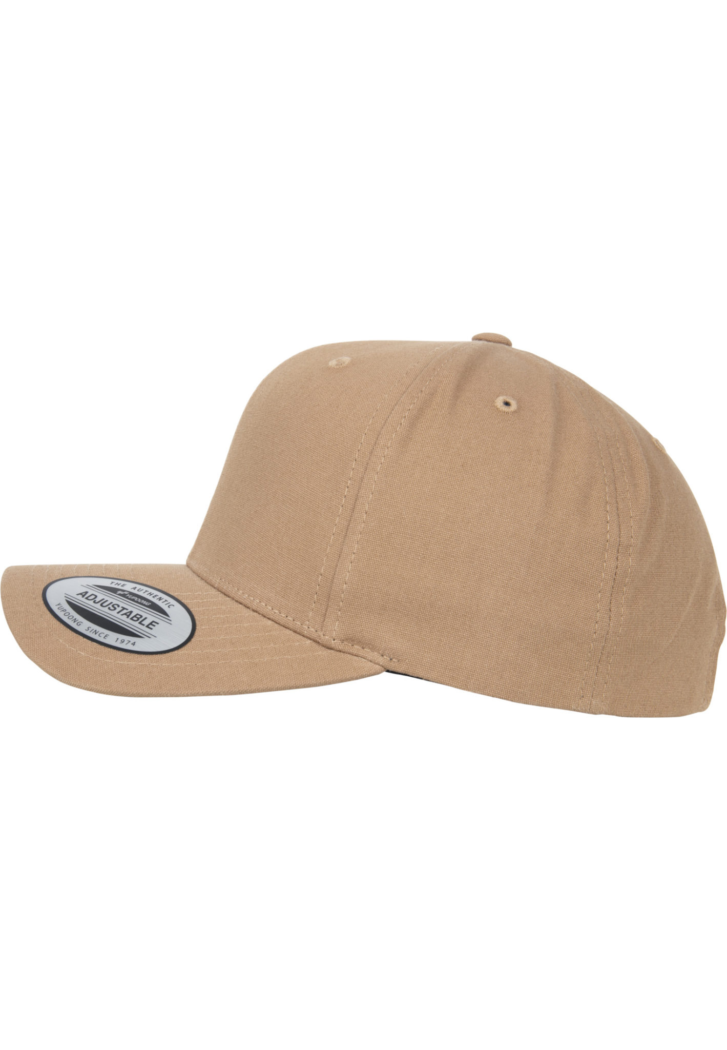 Yupoong®AdjustablesMS PanelCurvedMetalSnapbackCroissantOneSize