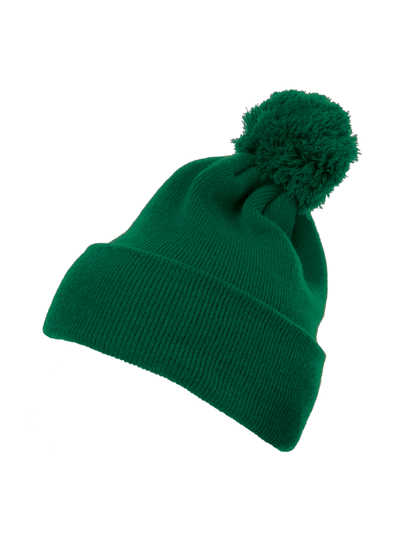 YP Classics® Cuffed Pom Pom Knit Beanie - Spruce