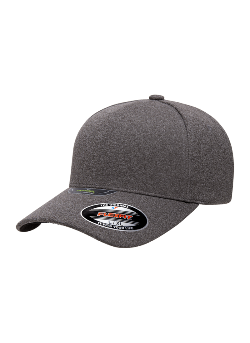 Flexfit® Unipanel™ Melange Cap - Heather Grey