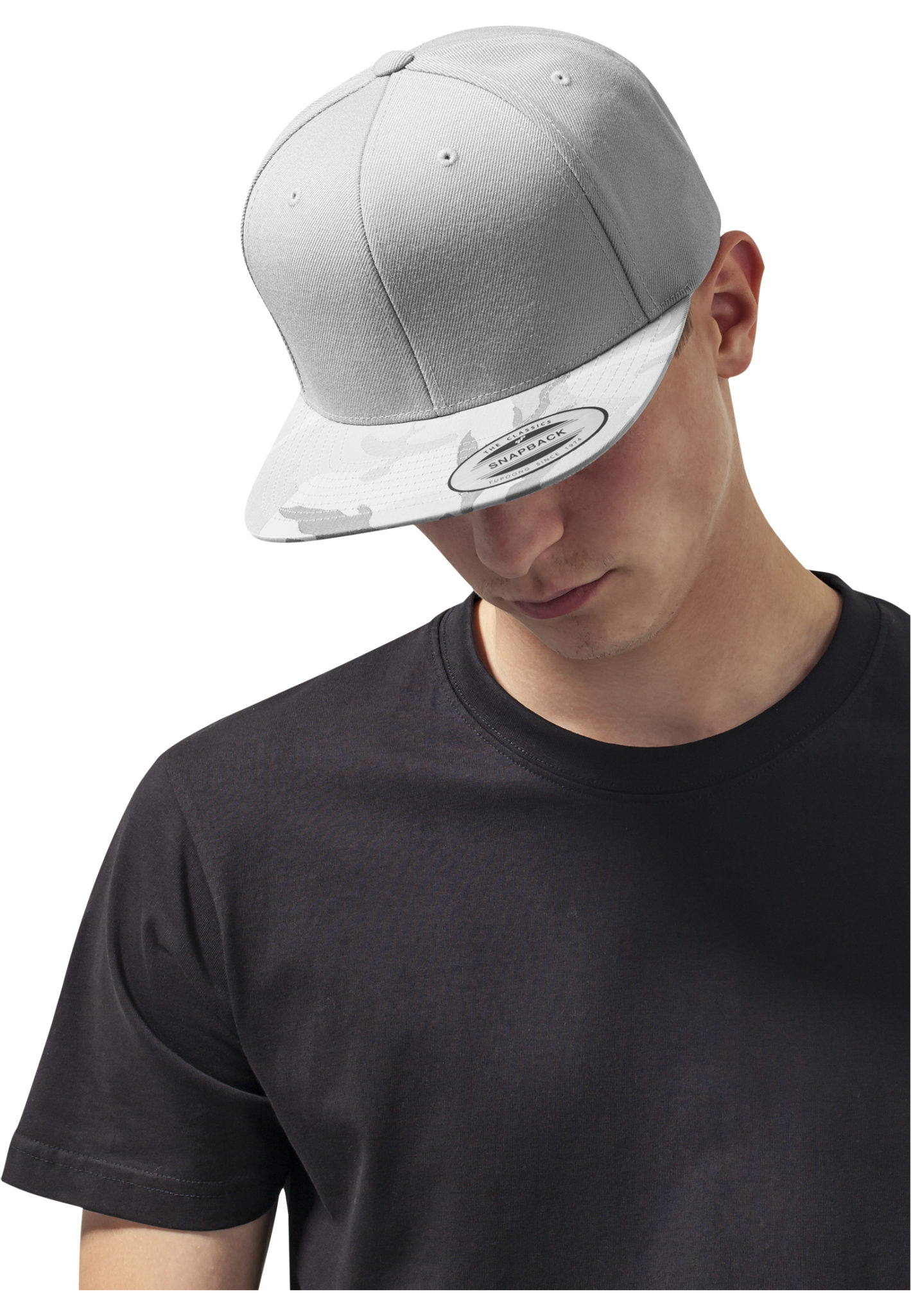 YPClassics® CVCamoVisor Snapback Silber Camouflage
