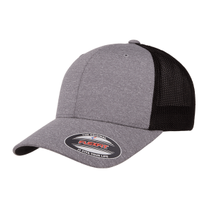 flexfit melange trucker cap