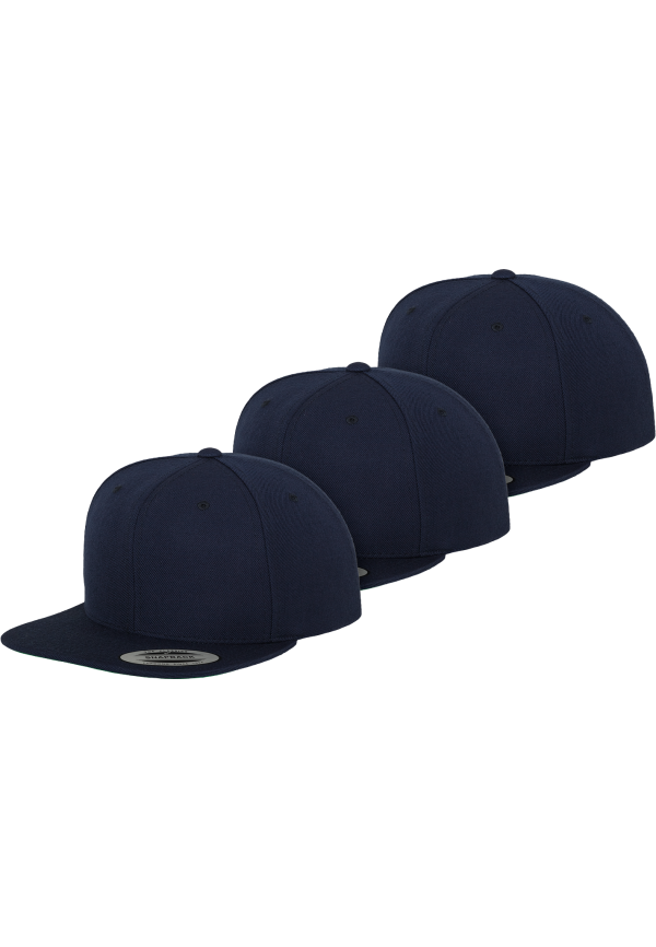 YP Classics® Premium Snapback Cap 3-Pack