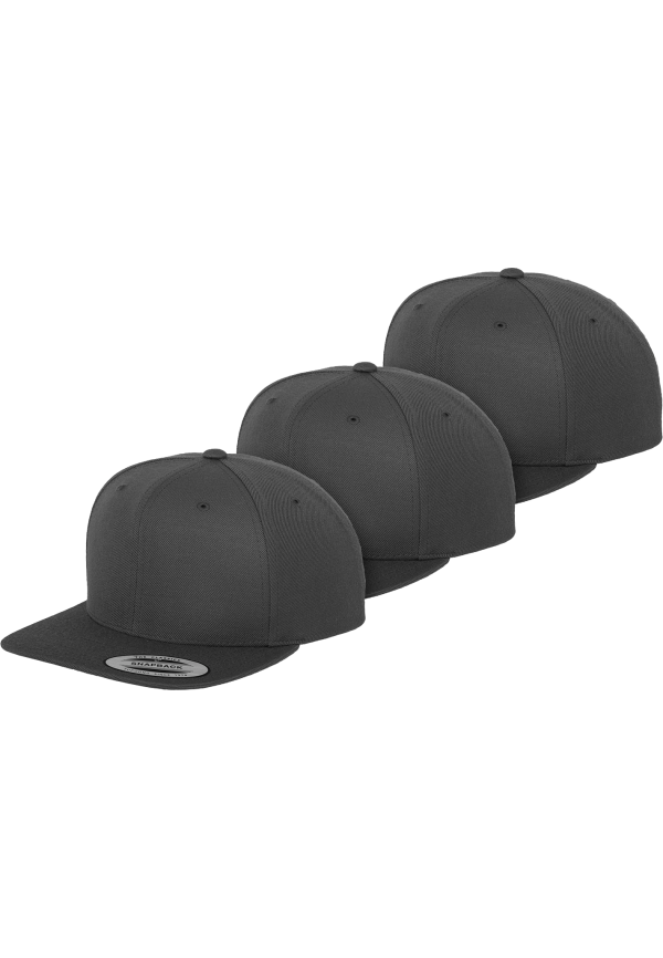 YP Classics® Premium Snapback Cap 3-Pack
