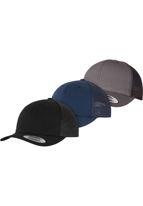 YP Classics® Retro Trucker Cap 3-Pack