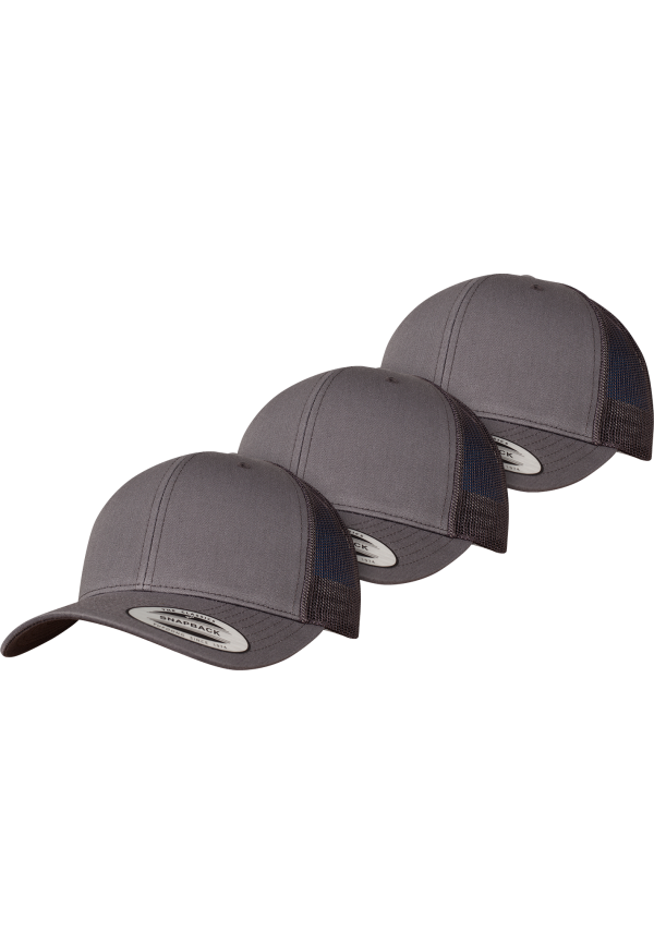 YP Classics® Retro Trucker Cap 3-Pack